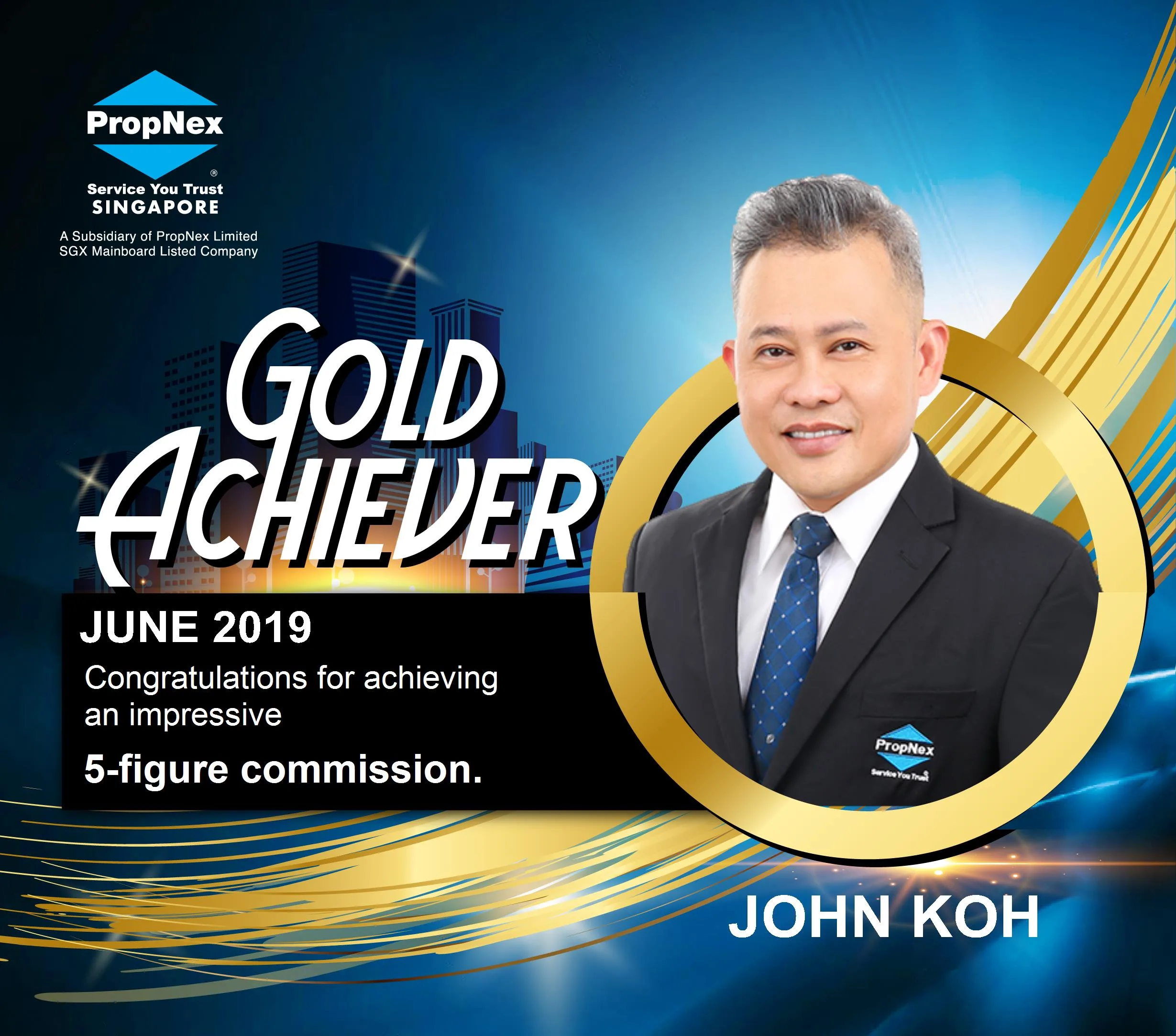 Gold Achiever Jun 2019