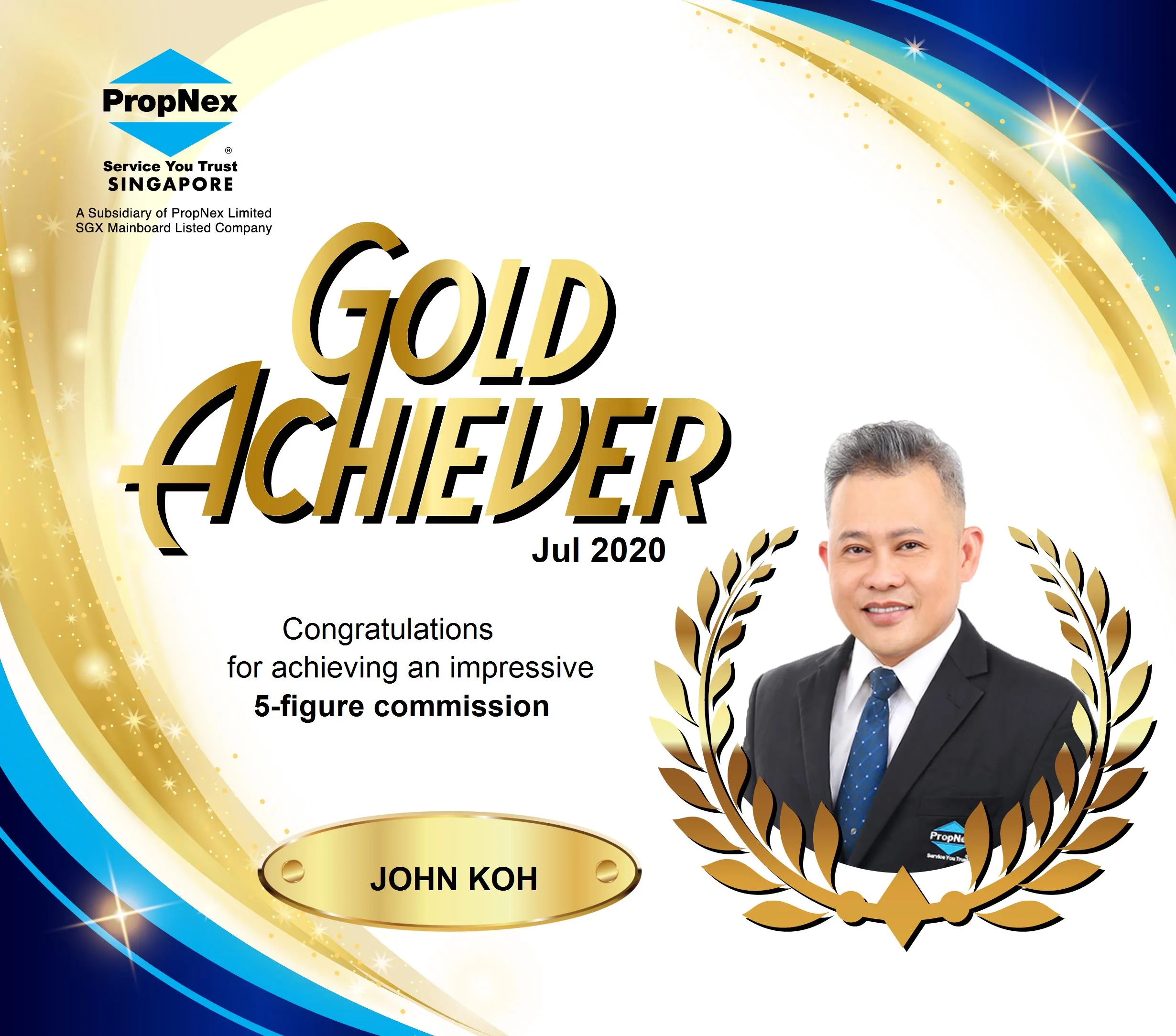 Gold Achiever Jul 2020